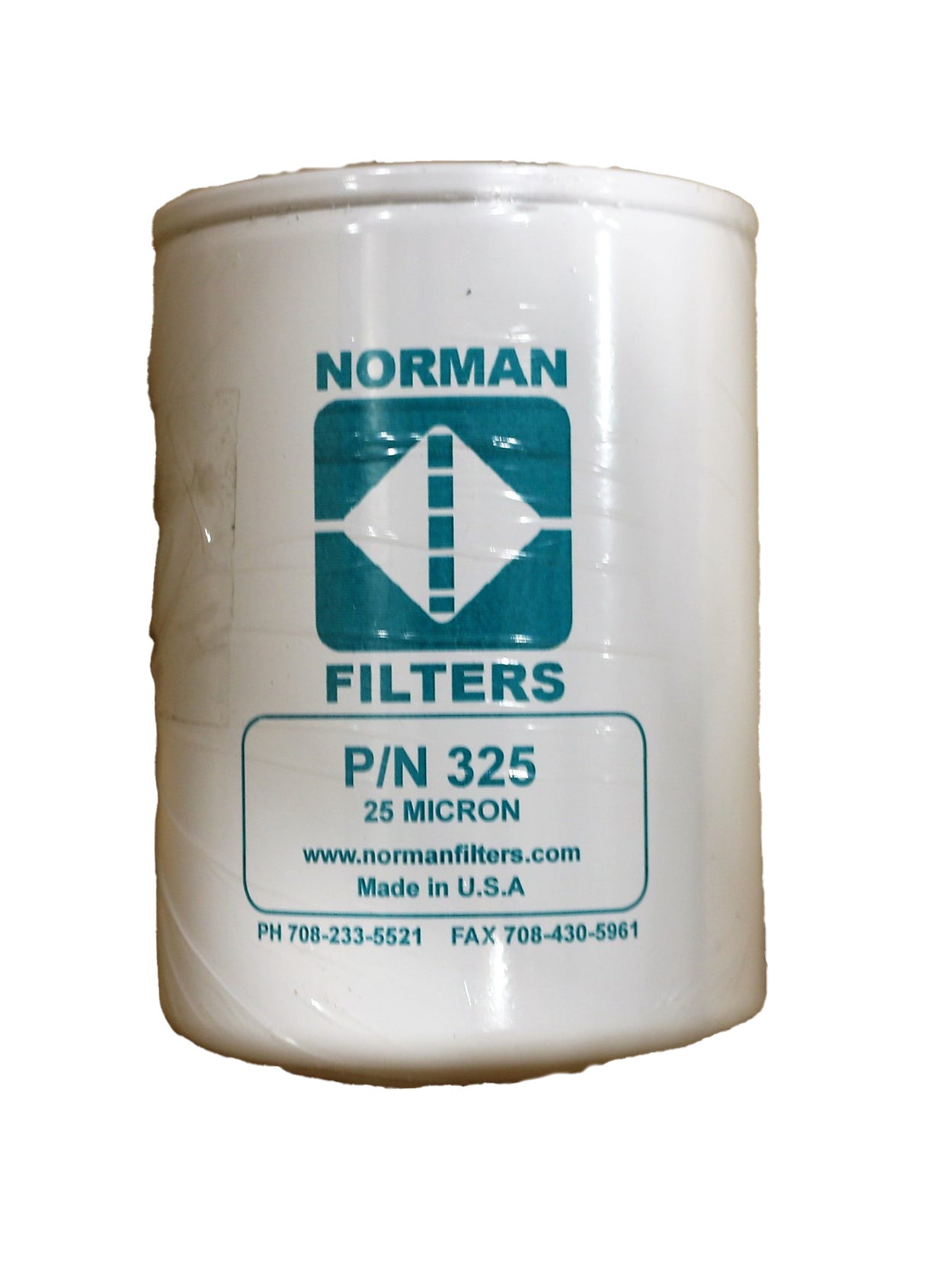 NORMAN FILTER CO. ­-­ 325 ­-­ HYDRAULIC FILTER  25 MICRON  SPIN-ON