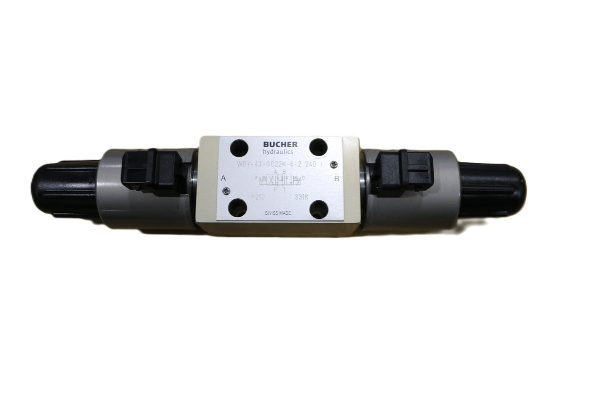 BUCHER HYDRAULICS ­-­ WRY-43-GG22K-6-2 24DI ­-­ HYDRAULIC SOLENOID VALVE