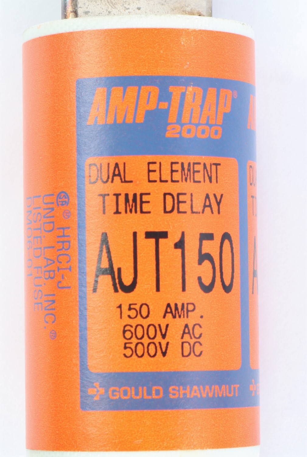 MERSEN ­-­ AJT150 ­-­ 150 AMP 600V AC  DUAL ELEMENT TIME DELAY FUSE