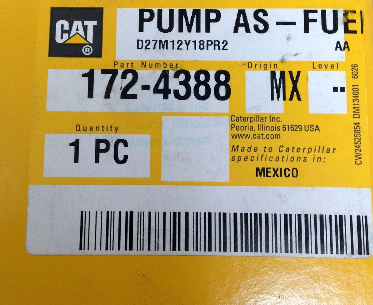 CATERPILLAR ­-­ 172-4388 ­-­ FUEL PUMP