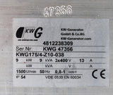 KW-GENERATOR GmbH  [KWG] ­-­ KWG175/4-Z10-038 ­-­ GENERATOR