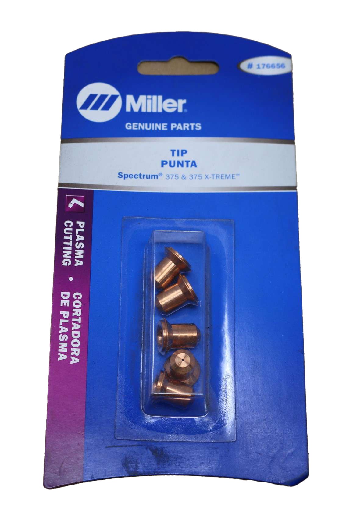 MILLER ELECTRIC ­-­ 176656 ­-­ PLASMA CUTTING TIP SPECTRUM 375 & 375 X-TREME 5PK