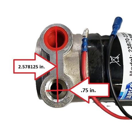 JABSCO (XYLEM) ­-­ 23870-2200 ­-­ REFUELING PUMP: 12VDC 35L|MIN DIESEL