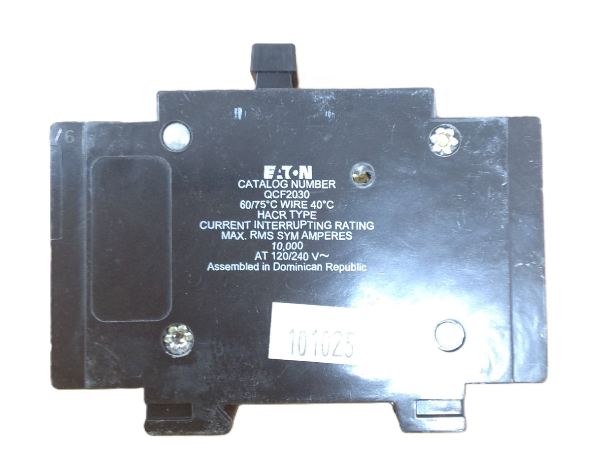 CUTLER HAMMER ­-­ QCF2030 ­-­ CIRCUIT BREAKER  2-POLE 30A