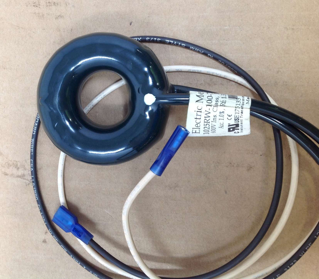 ELECTRIC METERING CORP. ­-­ 1025RW-100-TC ­-­ CURRENT TRANSFORMER