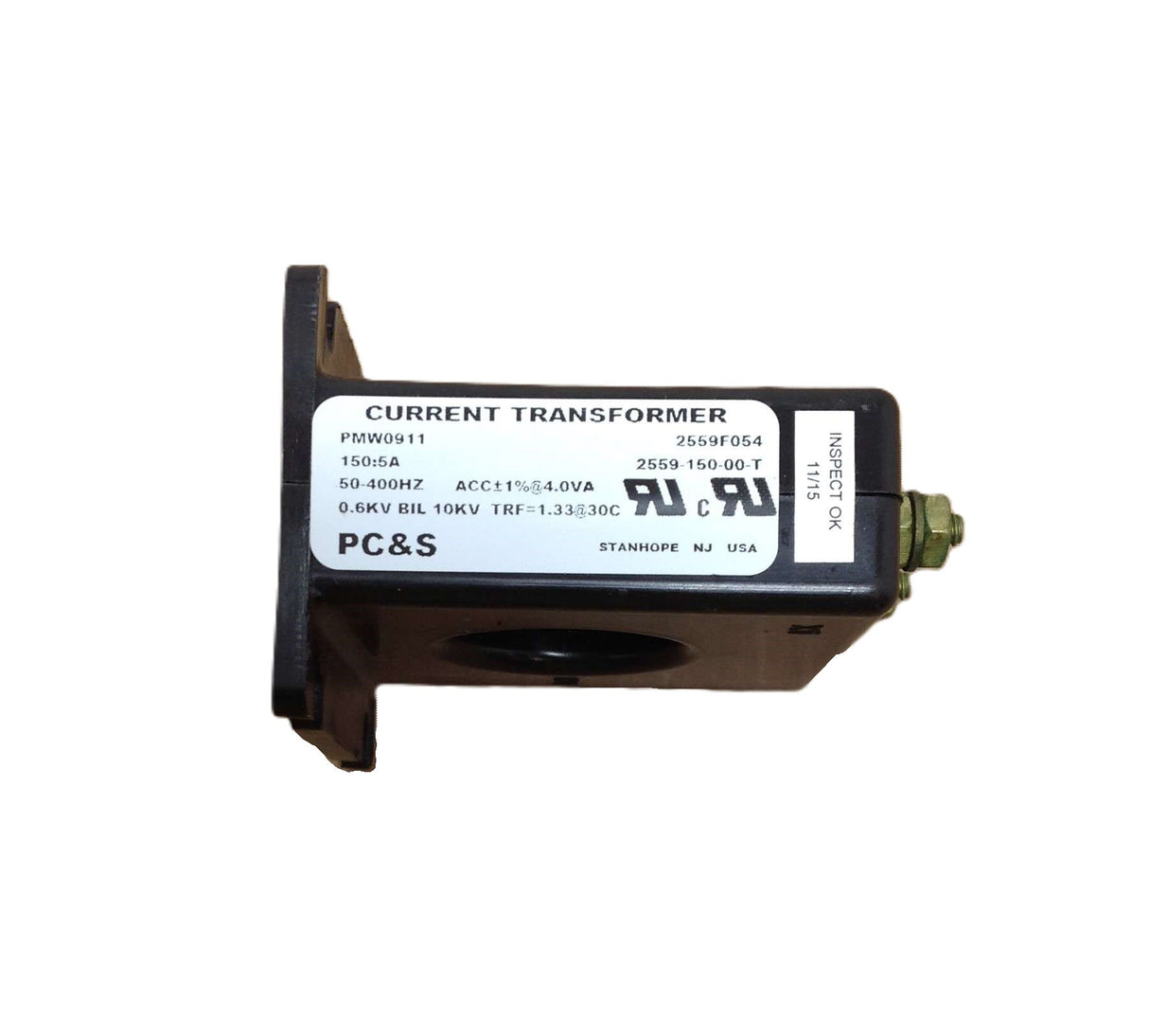 PC&S PANEL COMPONENTS & SYSTEMS ­-­ 2559-150-00-T ­-­ CURRENT TRANSFORMER RATIO 150:5 AMP