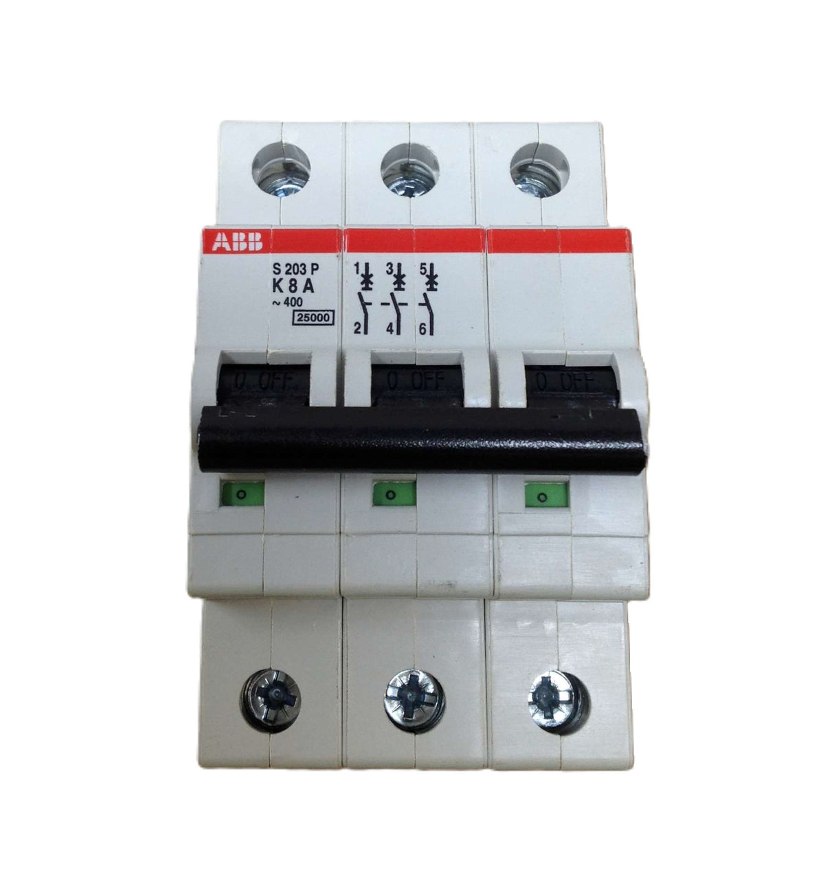 ABB ­-­ S203P-K8A ­-­ CIRCUIT BREAKER 8A 3P