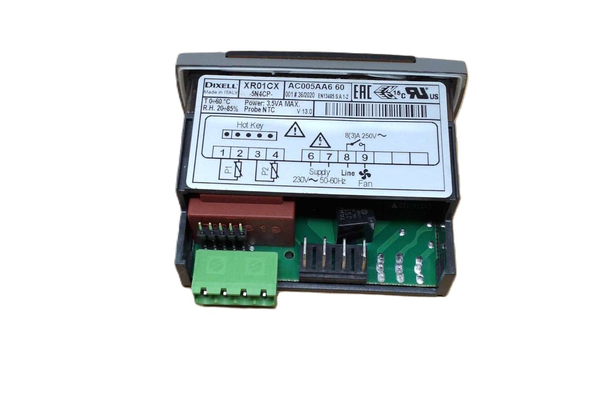 EMERSON CLIMATE - COPELAND/ALCO/DIXELL/PROACT ­-­ XR01CX-5N4CP-V13.0 ­-­ TEMPERATURE CONTROL UNIT 230V DEG F SET95