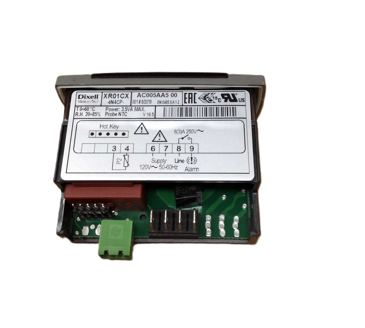 EMERSON CLIMATE - COPELAND/ALCO/DIXELL/PROACT ­-­ XR01CX-4N4CP-V16.5 ­-­ TEMPERATURE CONTROL UNIT 115V DEG F