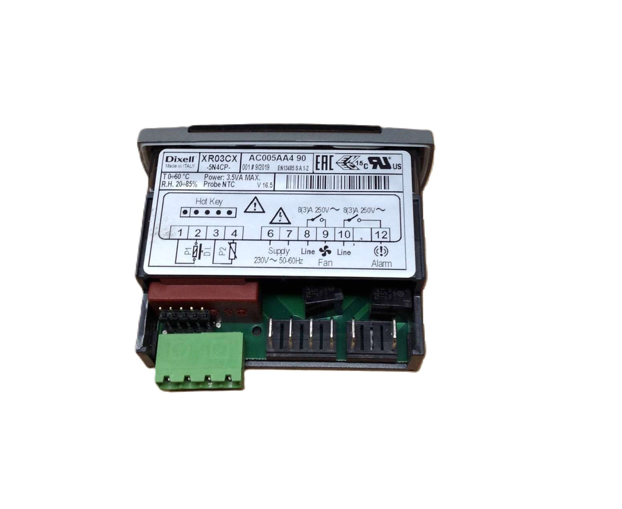 EMERSON CLIMATE - COPELAND/ALCO/DIXELL/PROACT ­-­ XR03CX-5N4CP-V16.5 ­-­ TEMPERATURE CONTROL UNIT 230V DEG F SET86