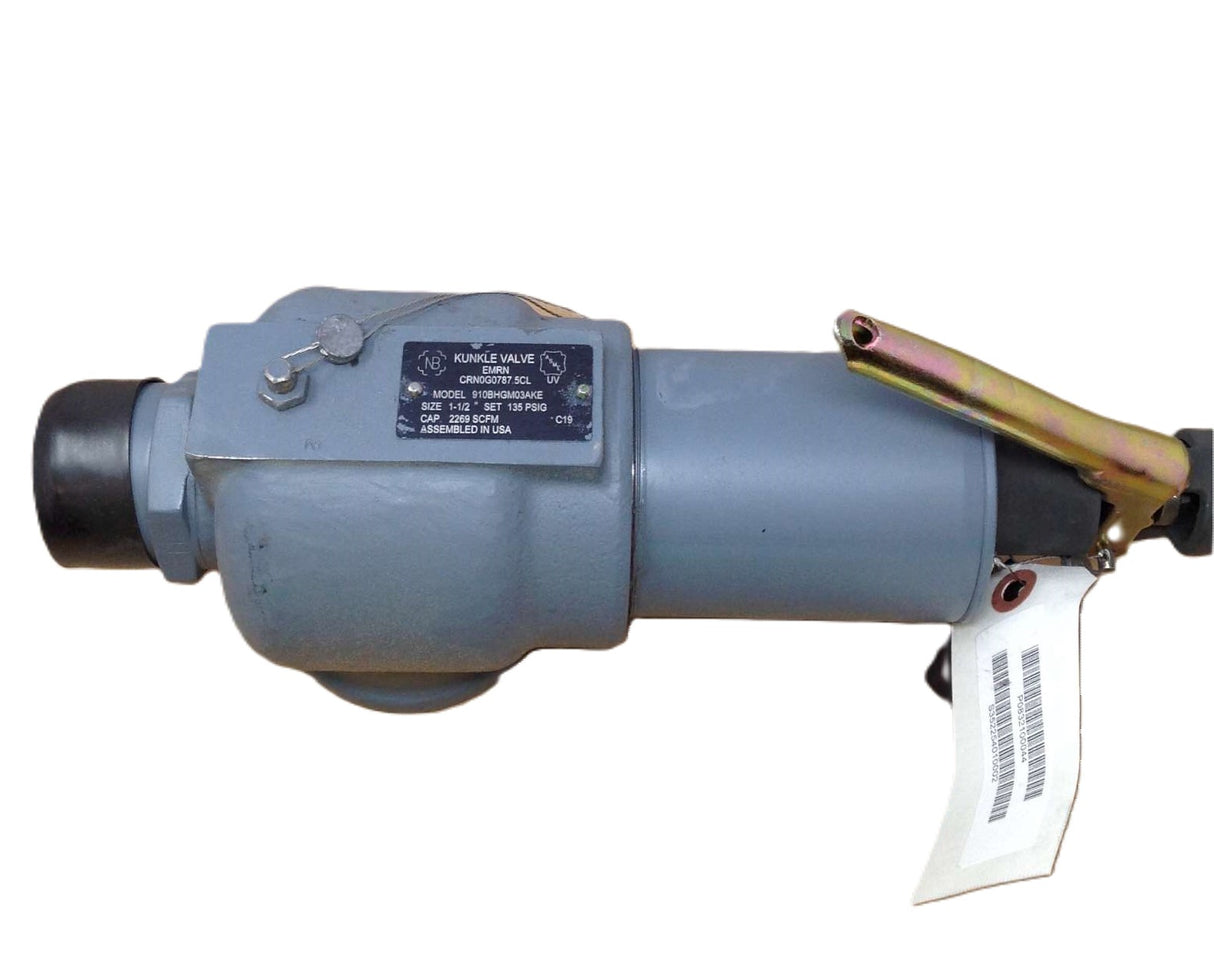 EMERSON - KUNKLE VALVE/CASH ­-­ 910BHGM03AKE ­-­ PRESSURE RELIEF VALVE 1-1/2" INLET 135 PSI