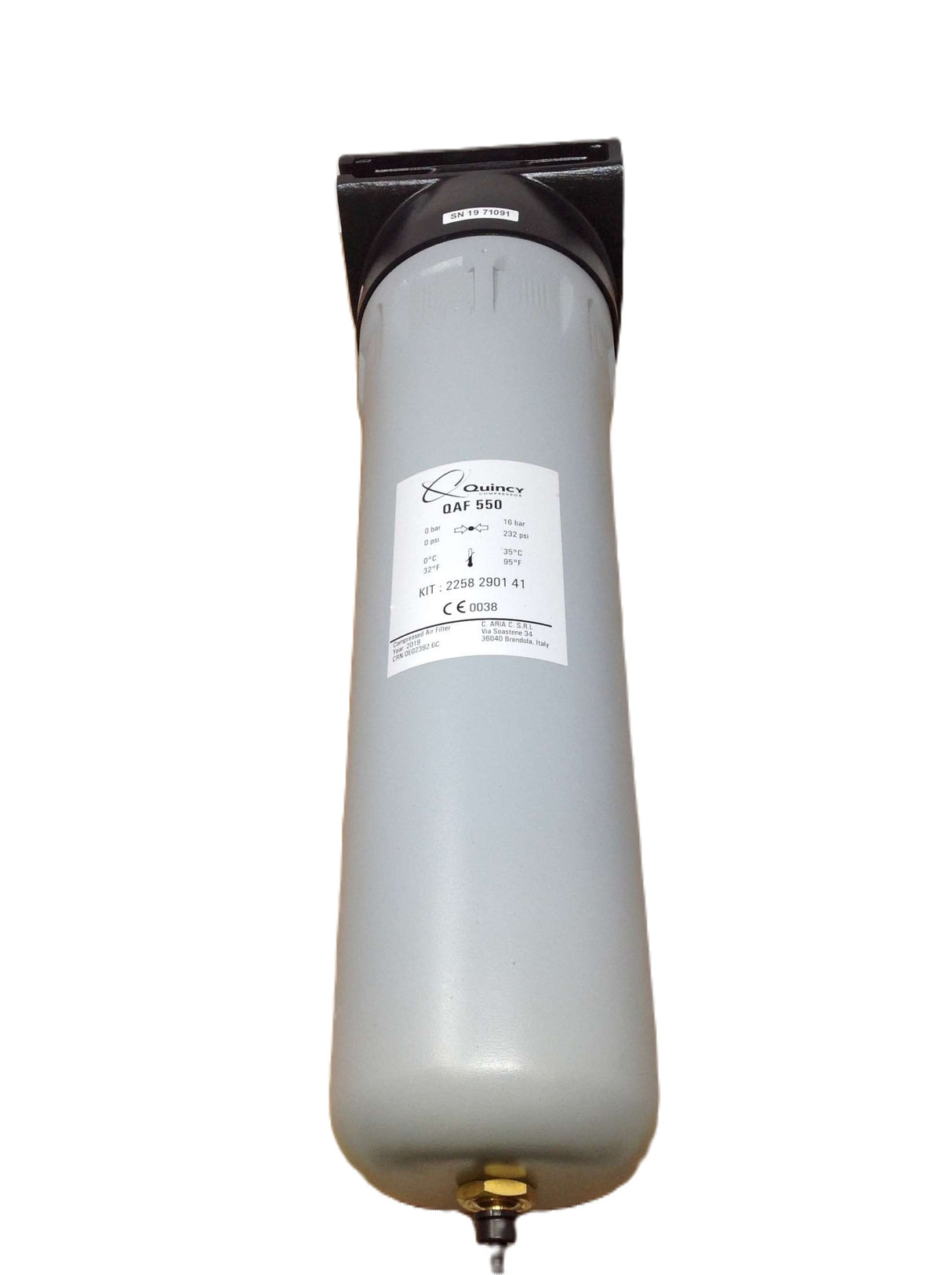 QUINCY COMPRESSOR  ­-­ 8102847194 ­-­ FILTER QAF 550 (NPT 1 1/2)