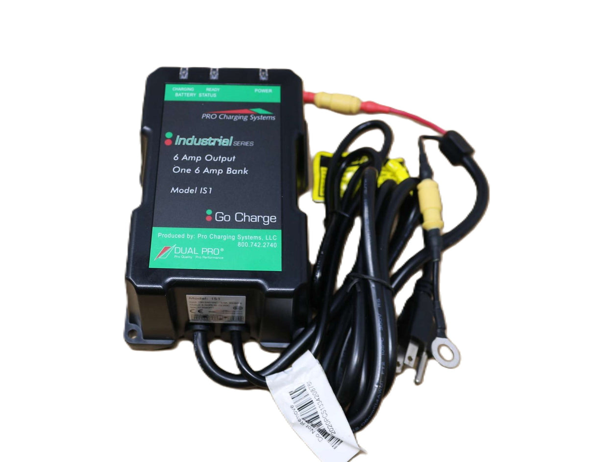 PRO CHARGING SYSTEMS ­-­ IS1 ­-­ DUAL PRO BATTERY CHARGER: 120VAC INPUT / 6A 12VDC