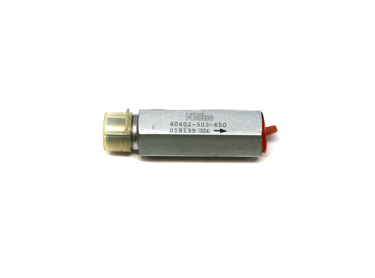 VONBERG ­-­ 40402-503-650 ­-­ PRESSURE RELIEF VALVE