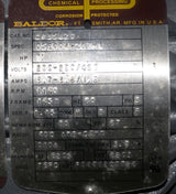 BALDOR ­-­ 05E001W287H1 ­-­ ELECTRIC MOTOR 1 HP 208-230|460V 60Hz 3PH 145T