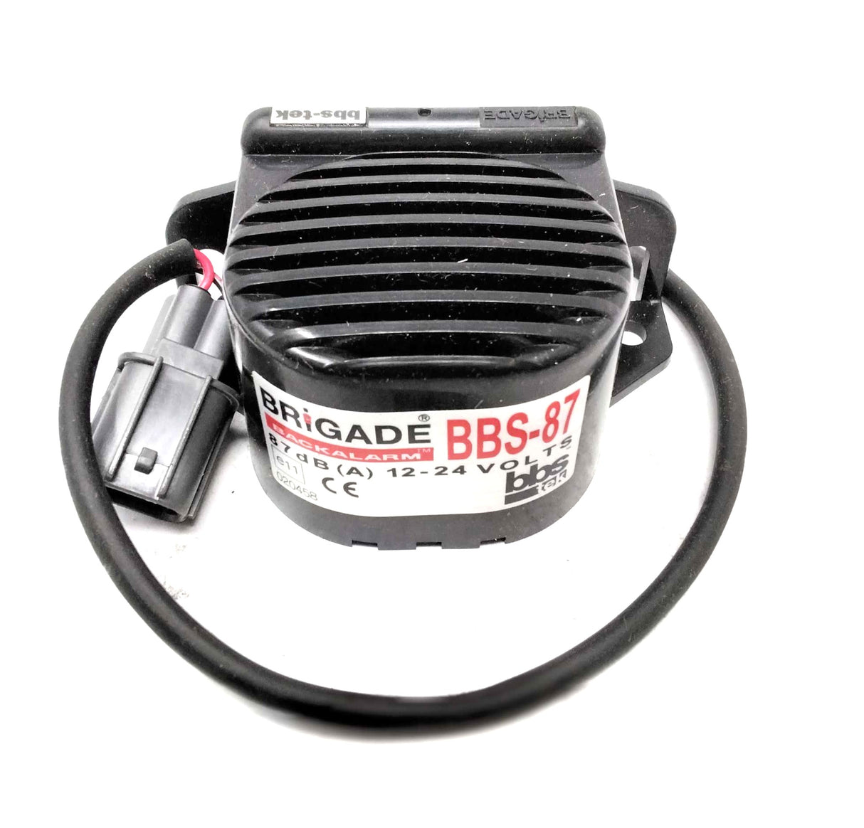 BRIGADE ELECTRONICS ­-­ BBS-87 ­-­ BACK-UP ALARM 87dB 12-24V