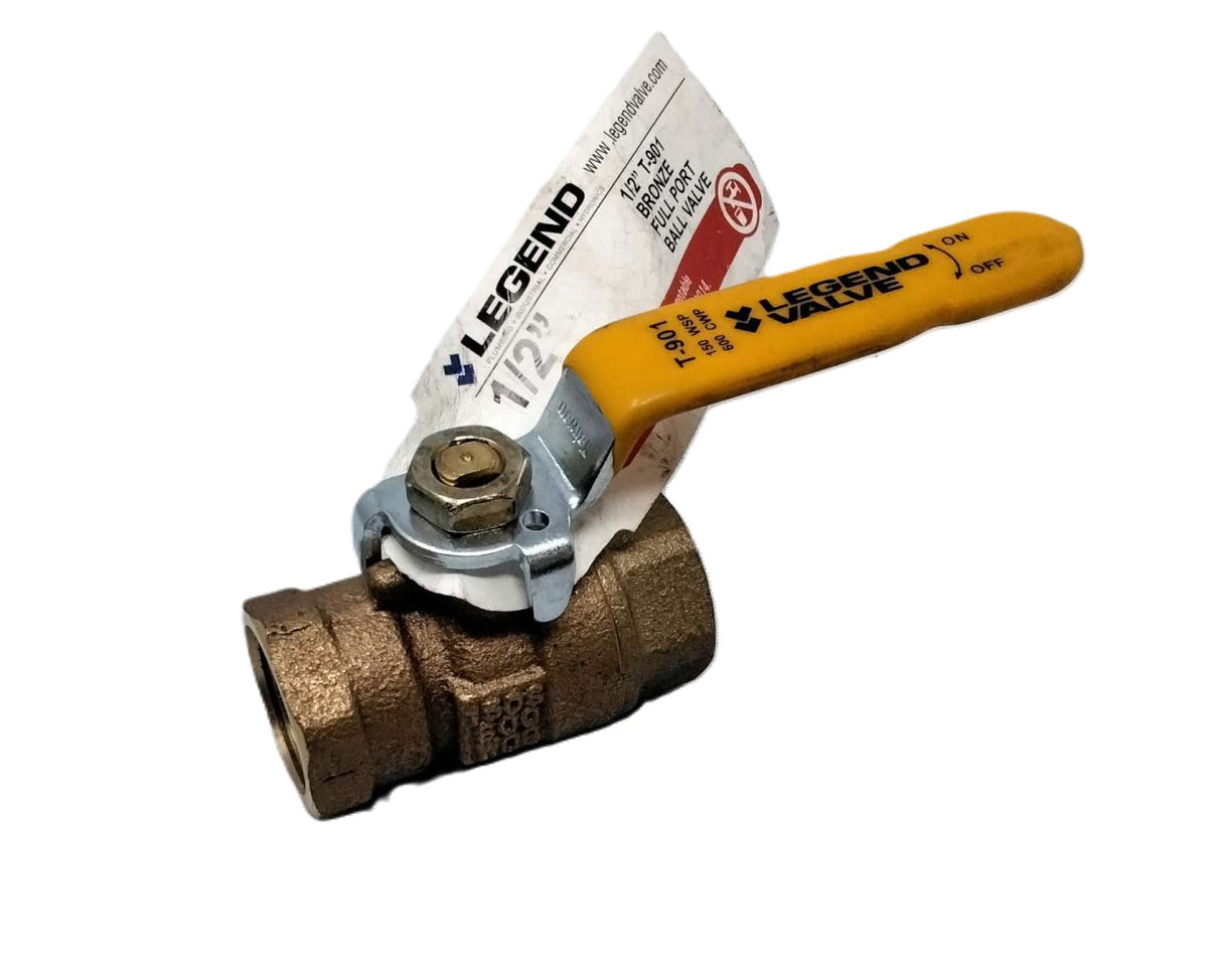 LEGEND VALVE & FITTING INC. ­-­ 101-223 ­-­ BALL VALVE: T-901 1/2"