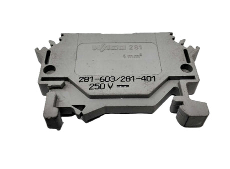 WAGO ­-­ 281-603/281-401 ­-­ TERMINAL BLOCK: 2-CONDUCTOR W/DIODE