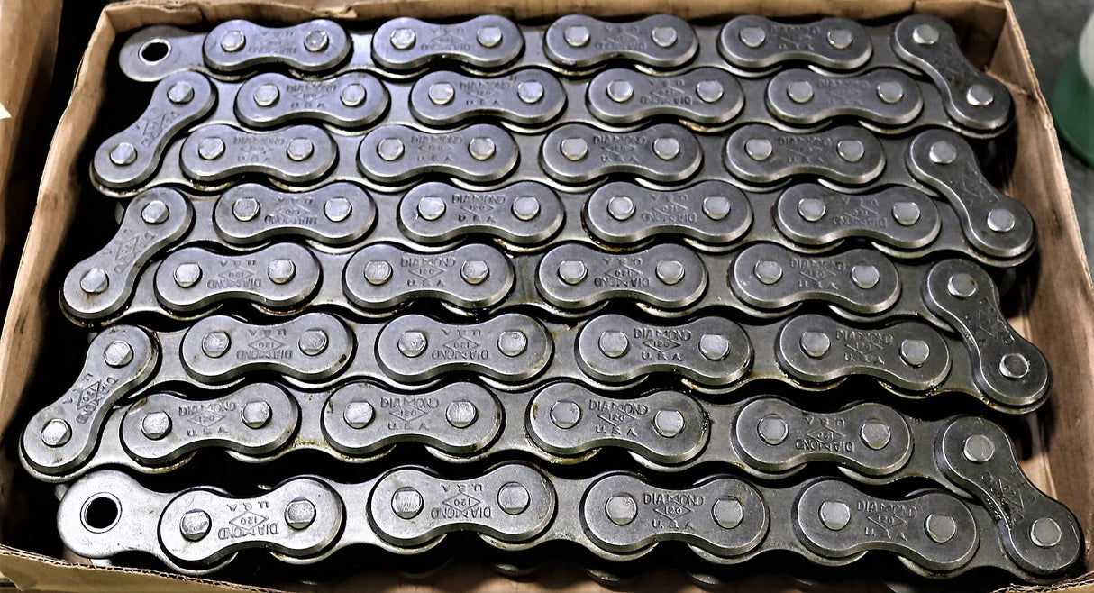 DIAMOND-DRIVES  ­-­ X-1172-010 ­-­ ROLLER CHAIN: SIZE 120 10ft ROLL