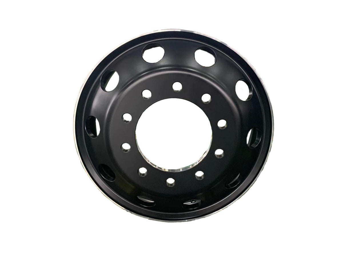 CWS ­-­ 220864 ­-­ 22.5X8.25 HUB PILOT SATIN BLACK FINISH WHEEL