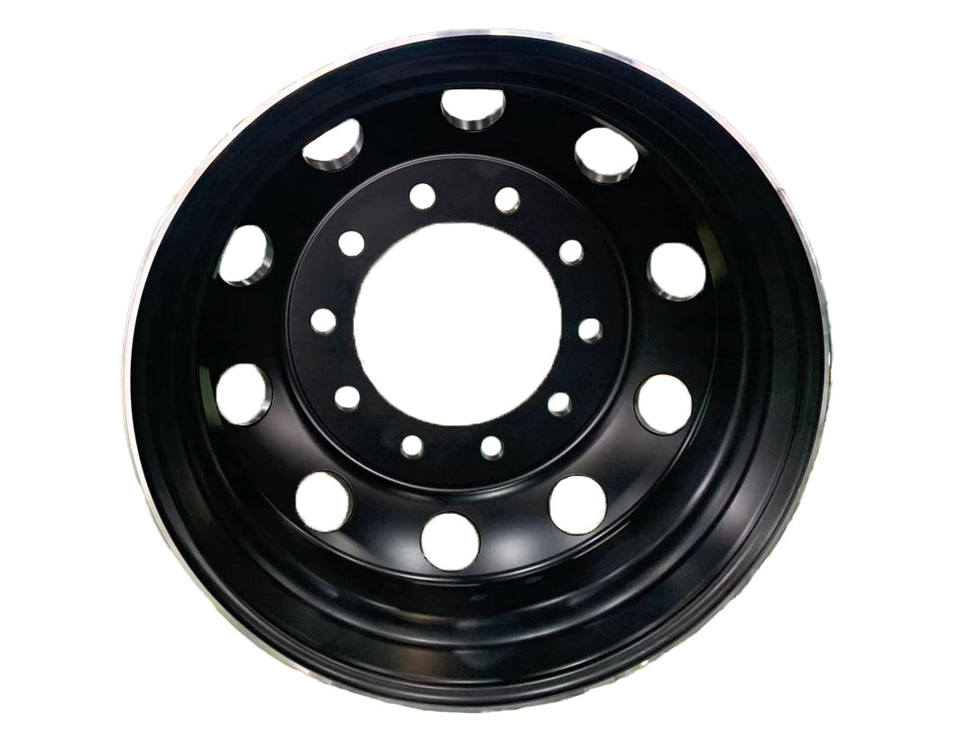 CWS ­-­ 220864 ­-­ 22.5X8.25 HUB PILOT SATIN BLACK FINISH WHEEL