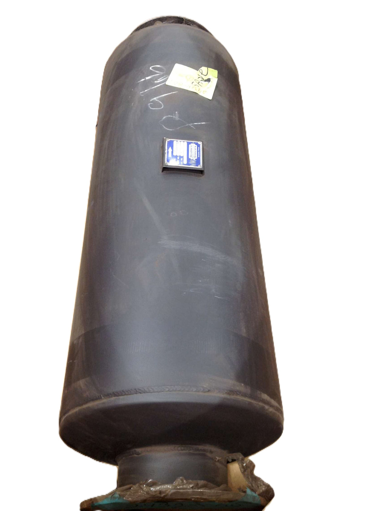 STODDARD SILENCERS INC. ­-­ 512-SSI-106 ­-­ SILENCER: 6" INLET/OUTLET 14" DIAMETER 44" LONG