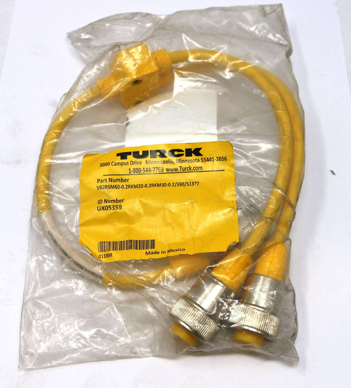 TURCK ­-­ VB2RSM60-0.2RKM20-0.2RKM30-0.2/S90/S1377 ­-­ HARNESS ADAPTER-ESLOK (GEN2)