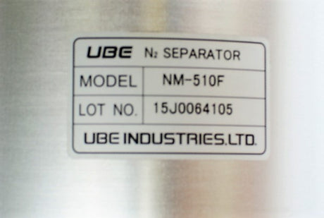 UBE ­-­ NM-510F ­-­ NITROGEN SEPERATOR