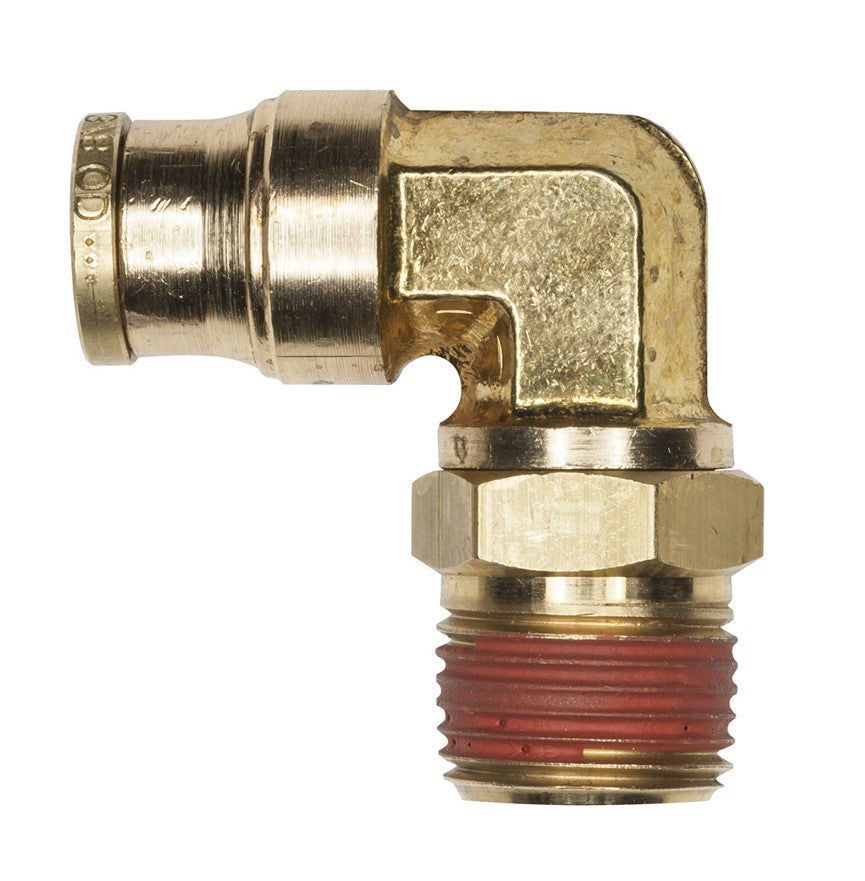 HALDEX ­-­ APB69S6X4 ­-­ BRASS MALE 90DEGREE SWL 3/8T  1/4P