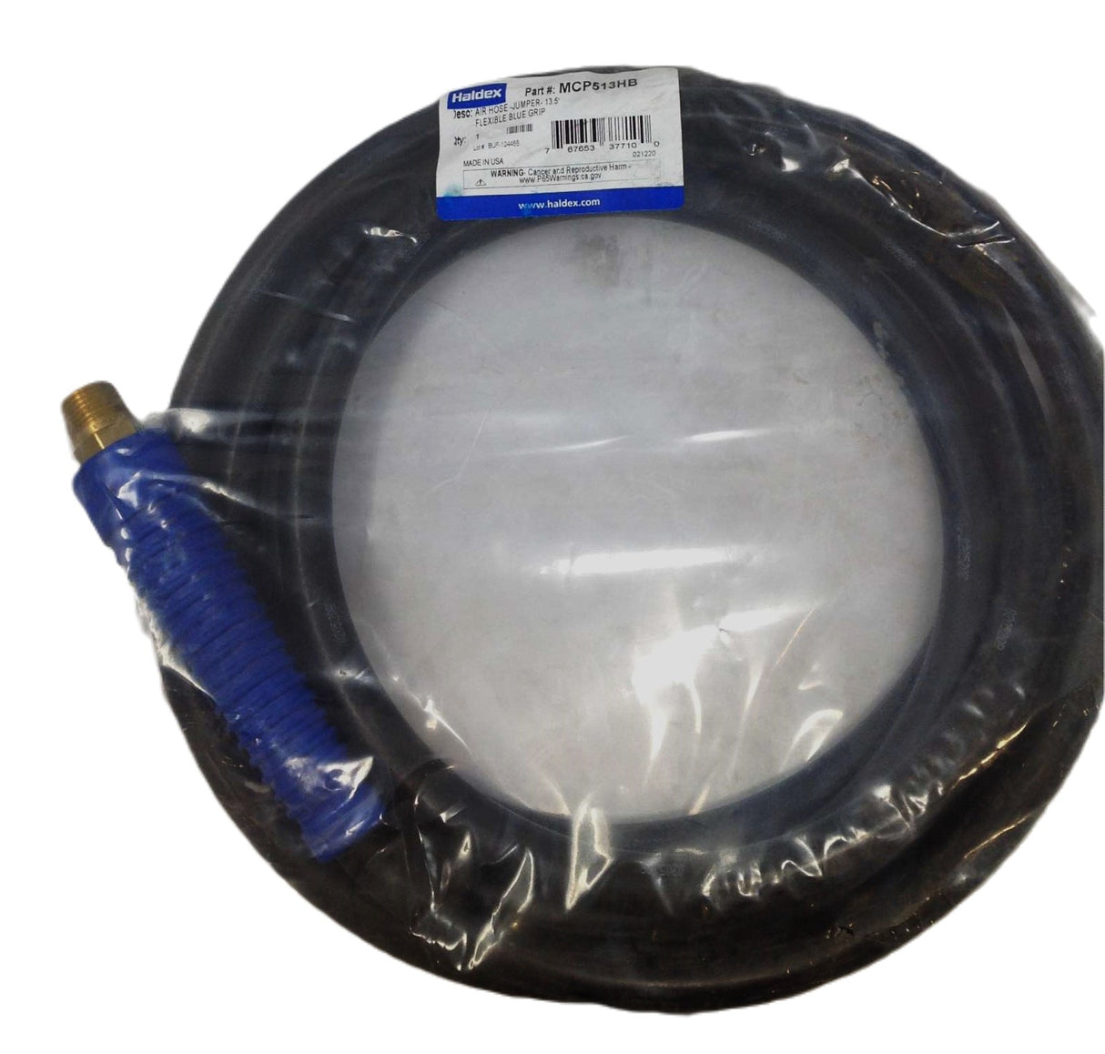 HALDEX ­-­ MCP513HB ­-­ AIR HOSE -JUMPER- FLEXIBLE BLUE: 13.5'