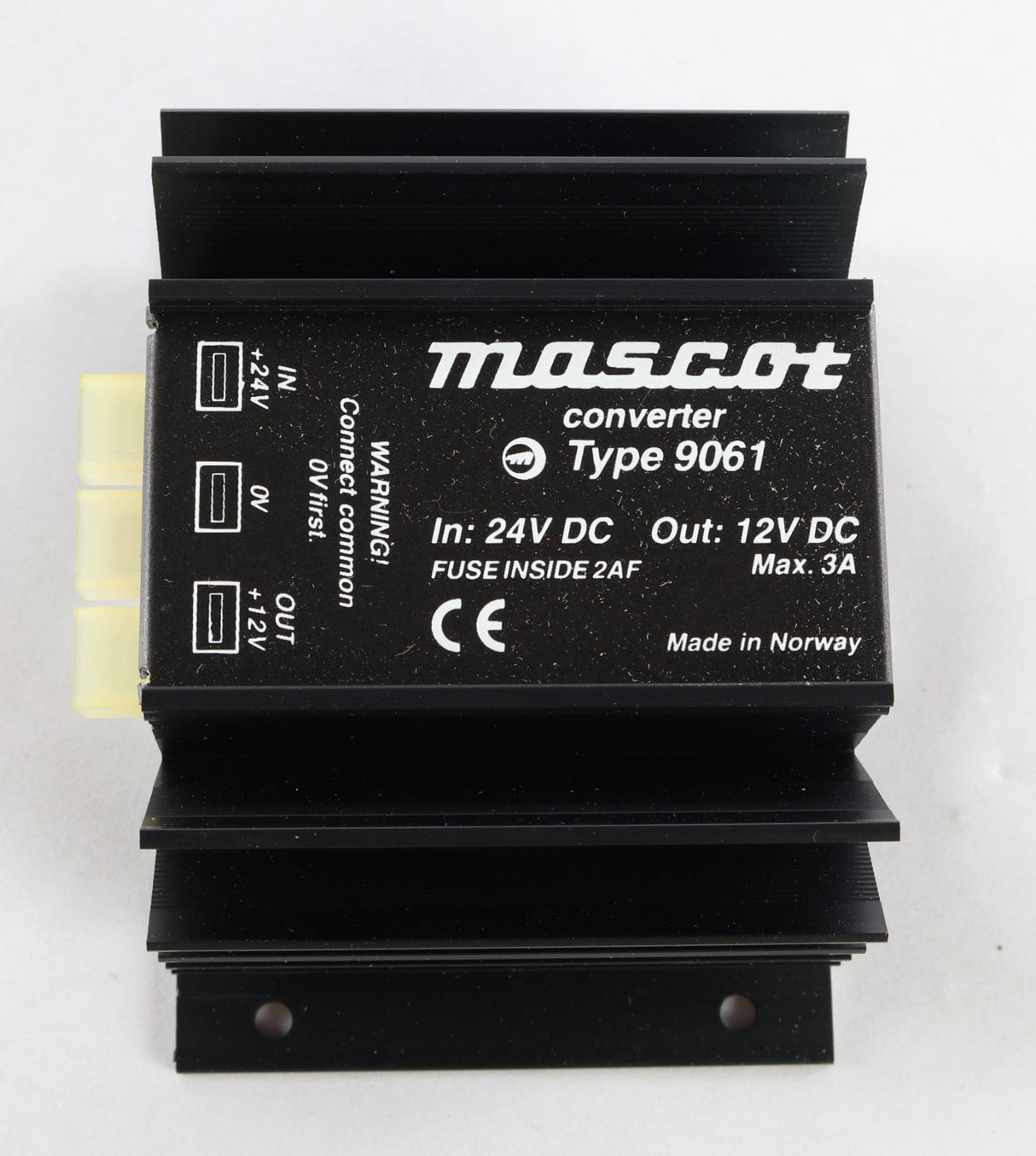 MASCOT ­-­ 9061 ­-­ DC-DC CONVERTER  6V DC/3A OUTPUT  12V DC INPUT 40W