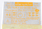 EBERSPACHER / EBERSPAECHER ­-­ 25.1483.50.00.00 ­-­ CONTROL UNIT 24V D1L-D3L B/D2L D2L