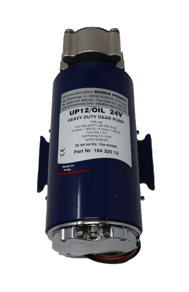 BINDA POMPE ­-­ UP12|OIL-24V ­-­ ELECTRIC GEAR PUMP 24V