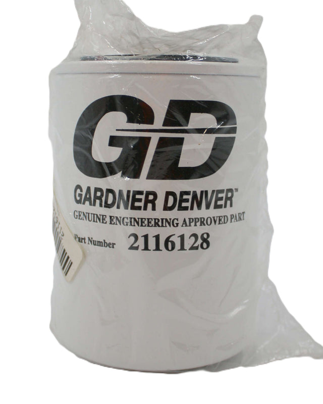QUINCY COMPRESSOR ­-­ 2116128 ­-­ ELEMENT OIL FILTER W|SEAL RING (12AT)