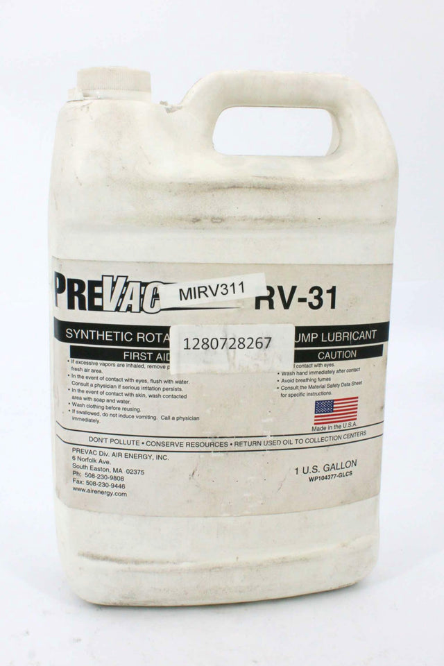 QUINCY COMPRESSOR ­-­ 1280728267 ­-­ PREVAC OIL