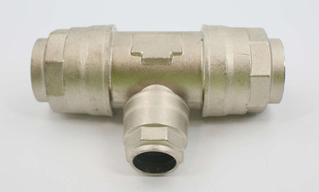QUINCY COMPRESSOR ­-­ 1280701745 ­-­ TEE 40MMX25MM RED