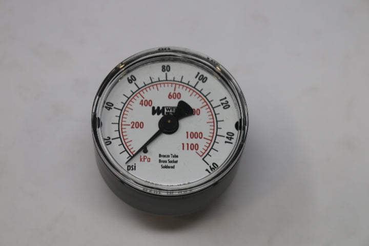 QUINCY COMPRESSOR ­-­ 1280716999 ­-­ GAUGE 2 OD 0-160 PSI