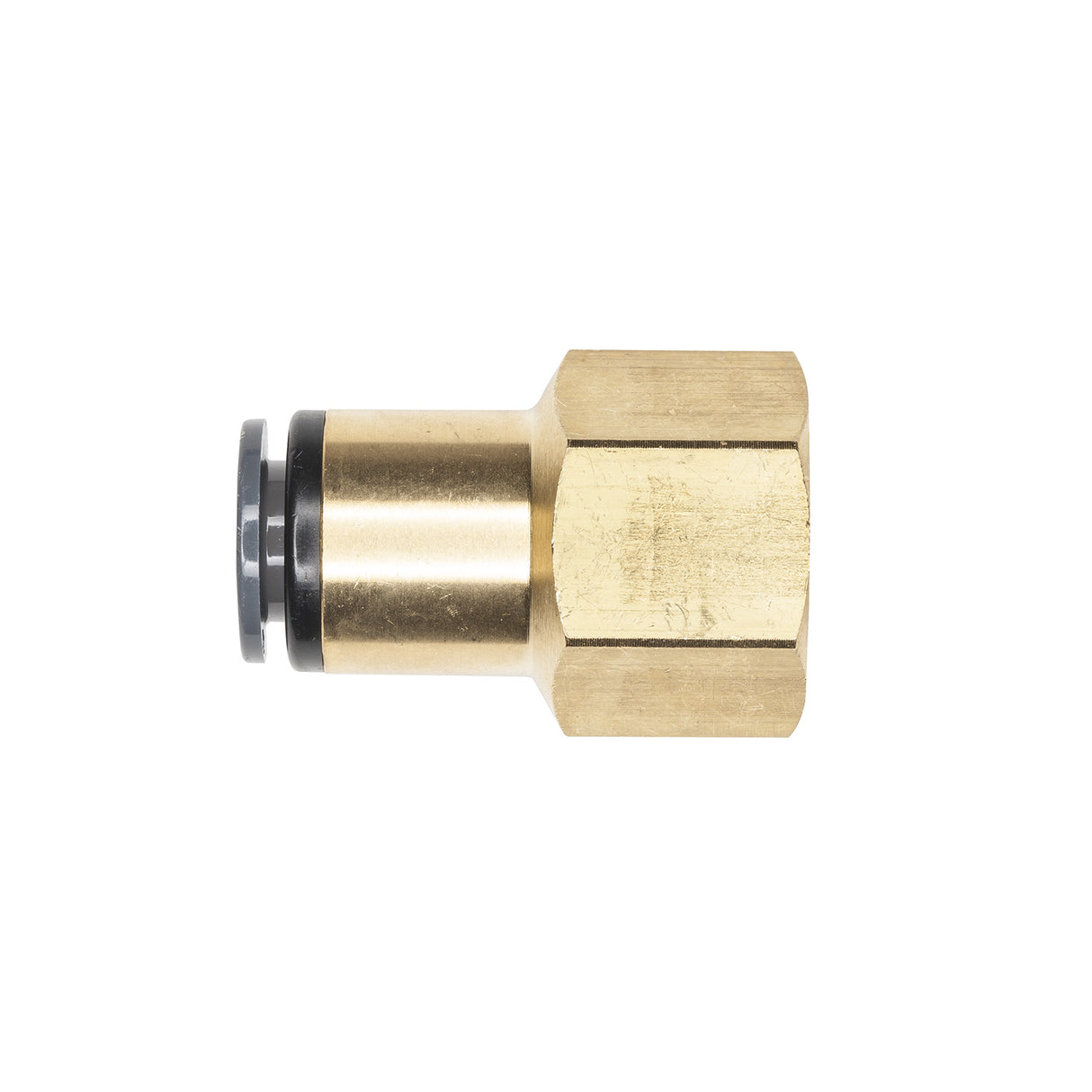 ALKON CORP ­-­ V2F11-34 ­-­ FITTING CONNECTOR FEMALE 3/8T 1/8P DOT PUSH COMP
