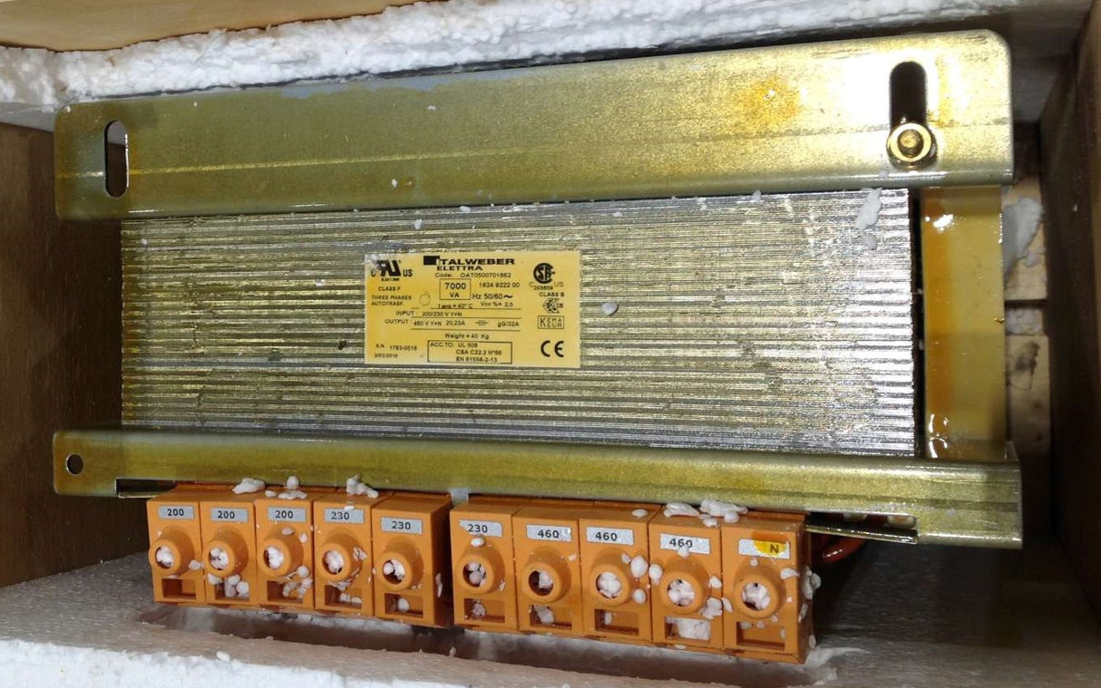 ITALWEBER ­-­ OAT0500701662 ­-­ AUTOTRANSFORMER