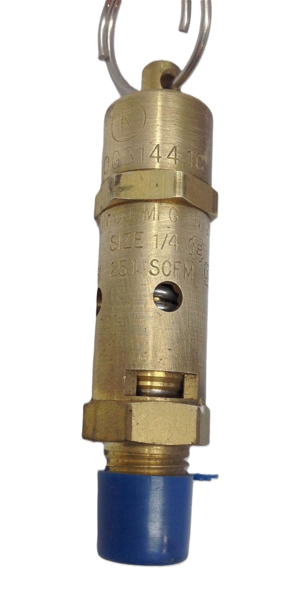 KINGSTON VALVES ­-­ 118CSS-2-200 ­-­ HIGH FLOW SAFETY VALVE  1/4''NPT  200PSI