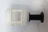 ZEKS ­-­ 683328W ­-­ INTERNAL FLOAT DRAIN: WHITE W/BLACK STEM