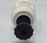 ZEKS ­-­ 683328W ­-­ INTERNAL FLOAT DRAIN: WHITE W/BLACK STEM