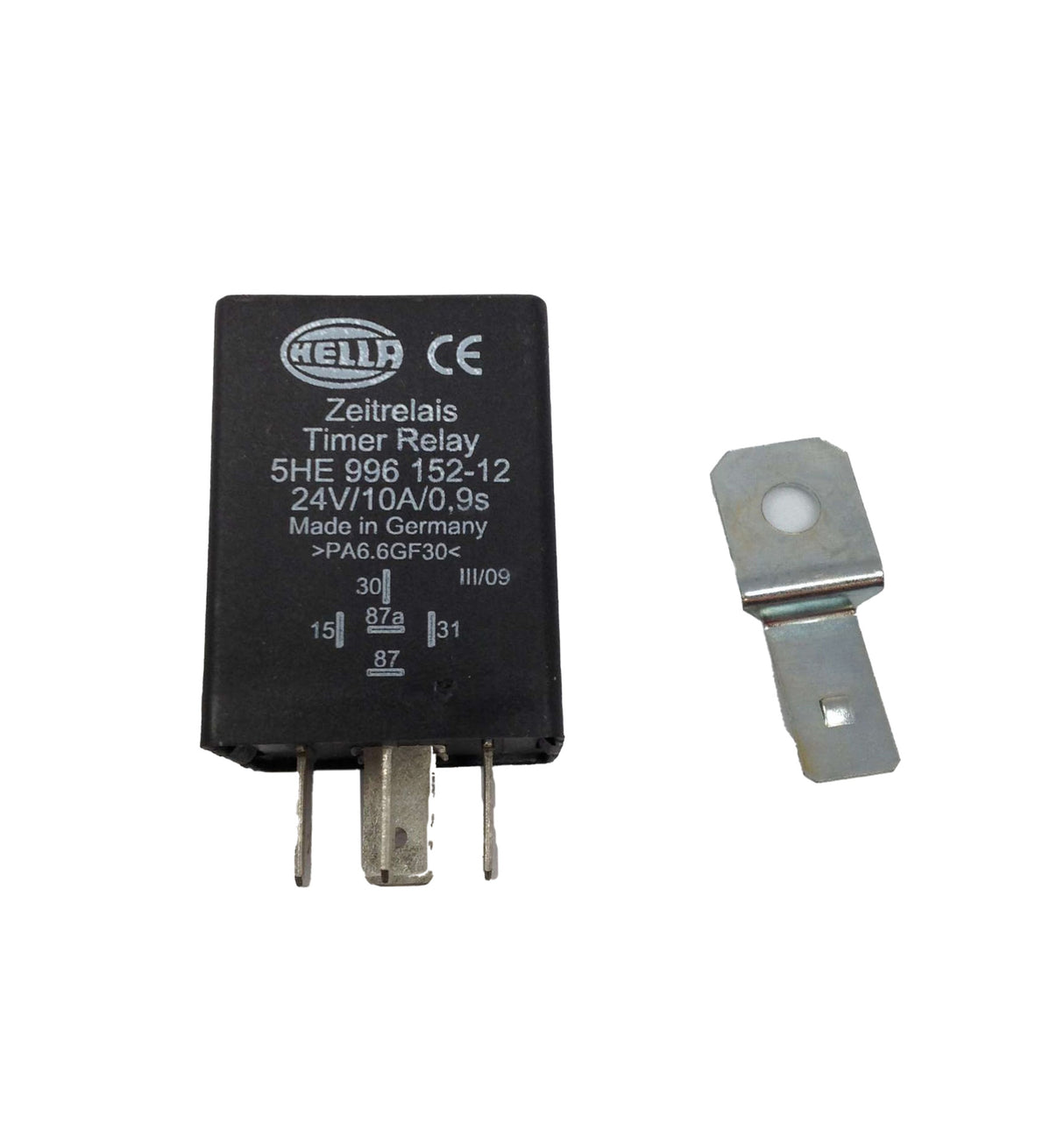 HELLA ­-­ 5HE-996-152-121 ­-­ TIMER RELAY 24V/10A/0.9S