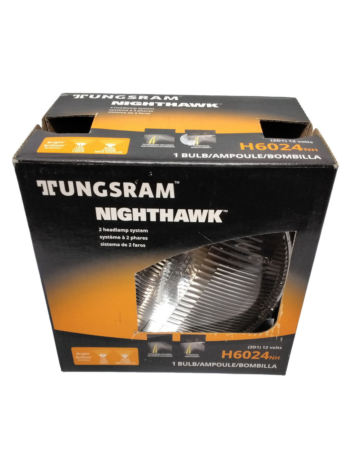 TUNGSRAM ­-­ H6024NH ­-­ NIGHTHAWK SEALED BEAM HEADLAMP 12V