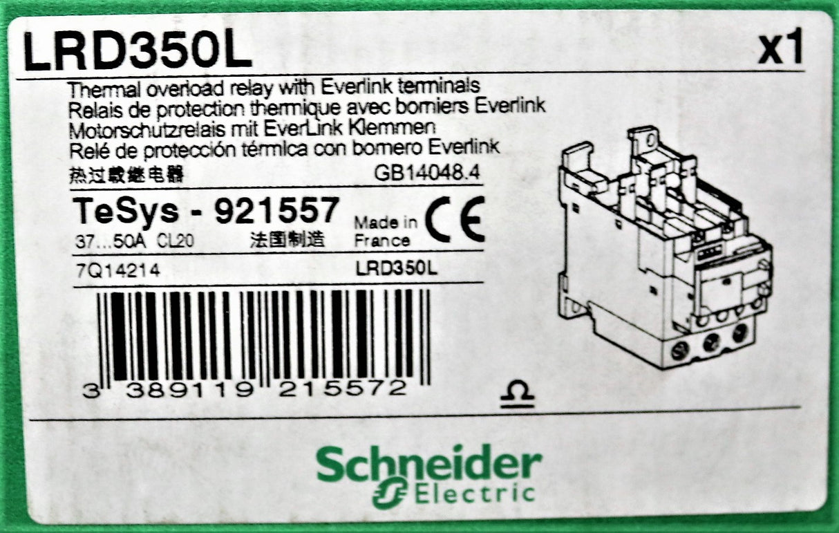 SCHNEIDER ELECTRIC ­-­ LRD350L ­-­ RELAY OVERLOAD