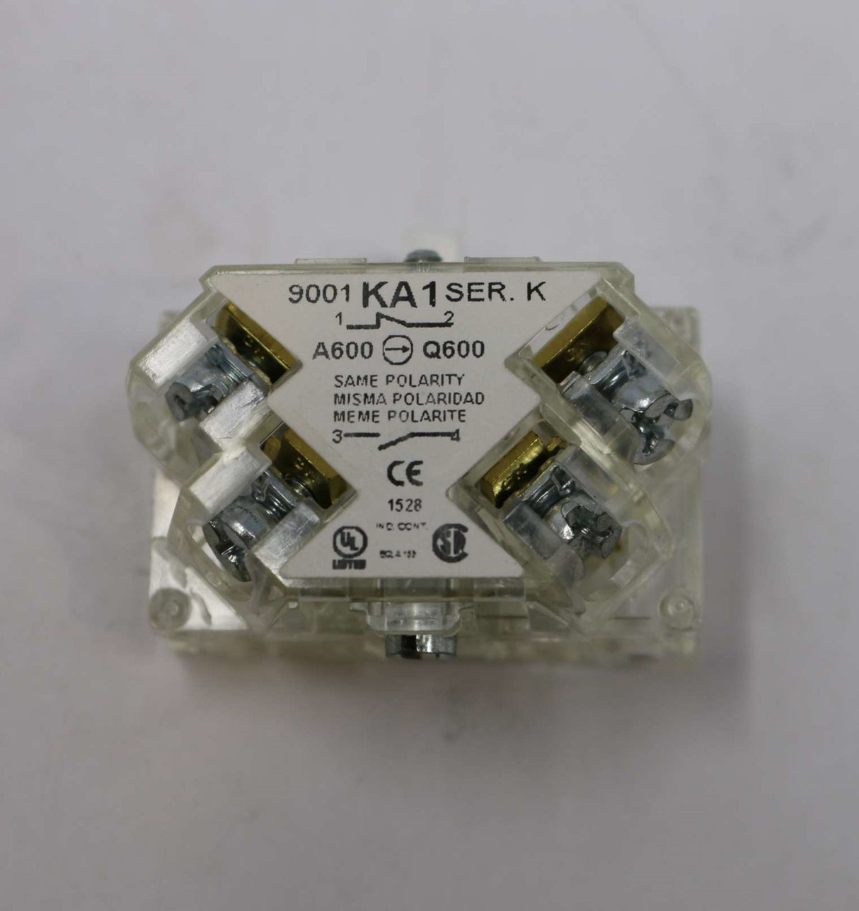 SQUARE D  ­-­ 9001KA1 ­-­ CONTACT BLOCK 30MM N/O & N/C SWITCH