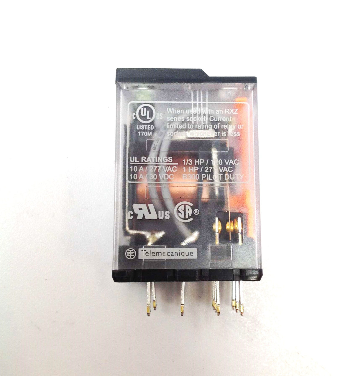 TELEMECANIQUE  ­-­ RXM3AB2F7 ­-­ RELAY 120V-10A-3 CONTACTS