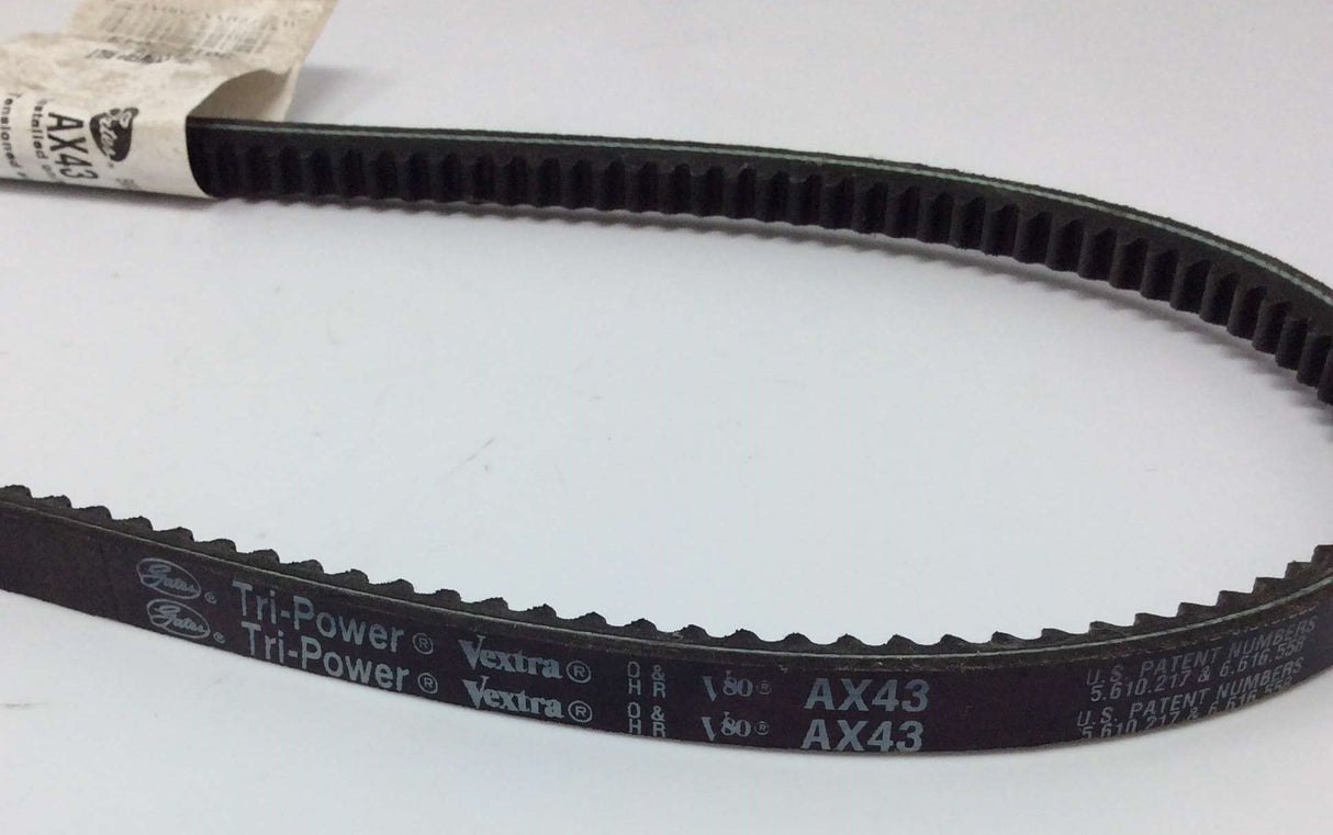 GATES ­-­ AX43 ­-­ TRI-POWER V-BELT 1/2" W X 45"
