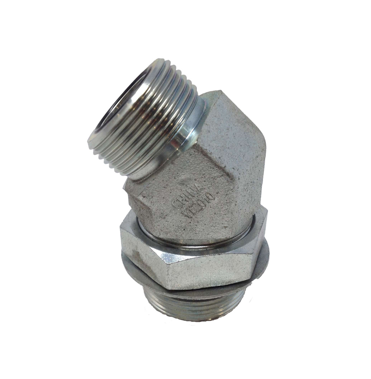 BRENNAN INDUSTRIES ­-­ FS6802-16-20-NWO-FG ­-­ ELBOW FITTING 45Ø -16MORFS -20MORB