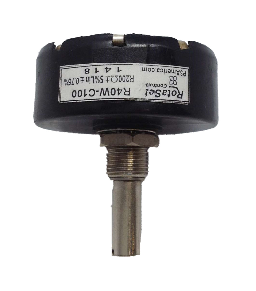 RotaSet  ­-­ R40W-C100 ­-­ POTENTIOMETER 200 OHMS 4 WATTS